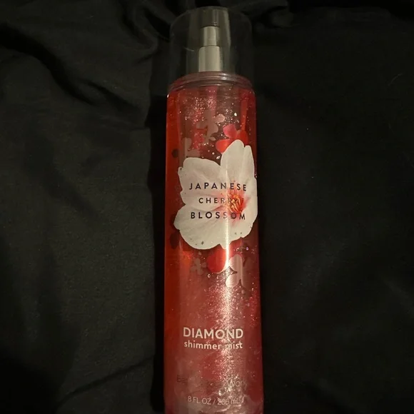 Bath & Body Works Japanese Cherry Blossom Shimmer Mist - Red - Picture 2 of 3